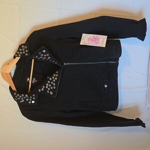 Almost Famous Black Moto Jacket